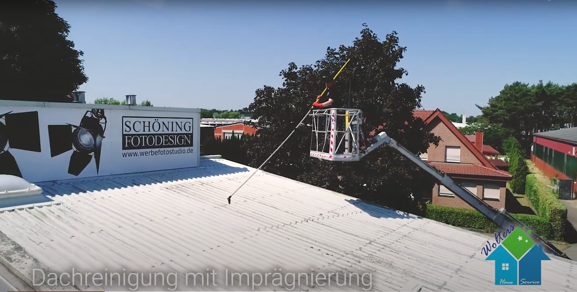 Dach-Komplettreinigung f&uuml;r Kunden in Lorup und Werlte.